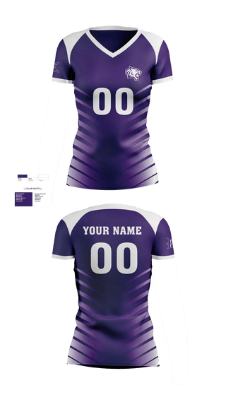 Women's Short Sleeve Vneck Shirt, Elgin High School Volleyball, Women's Volleyball, Teamtime, Team time, sublimation, custom sports apparel, team uniforms, spirit wear, spiritwear, sports uniforms, custom shirts, team store, custom team store, fundraiser sports, apparel fundraiser