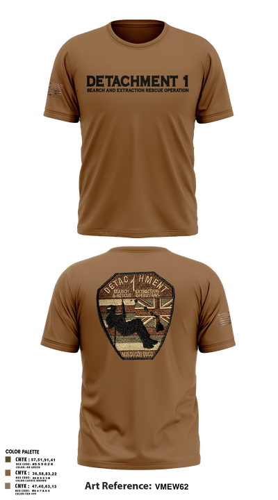 Detachment 1 27221981 Old School Cotton Feel Shirt - 2