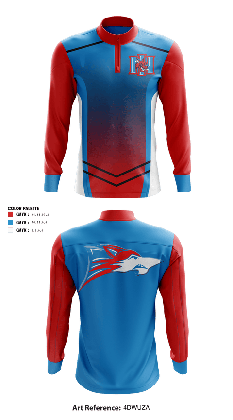 Quarter Zip Jacket, North Iredell High School Volleyball, Women's Volleyball, Teamtime, Team time, sublimation, custom sports apparel, team uniforms, spirit wear, spiritwear, sports uniforms, custom shirts, team store, custom team store, fundraiser sports, apparel fundraiser