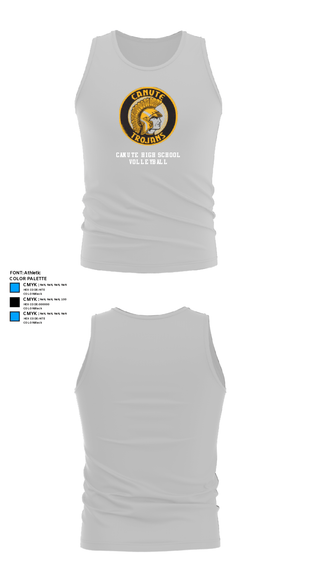 Tank Top, Canute High School Volleyball, Men's Volleyball, Teamtime, Team time, sublimation, custom sports apparel, team uniforms, spirit wear, spiritwear, sports uniforms, custom shirts, team store, custom team store, fundraiser sports, apparel fundraiser