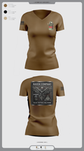 RAVEN 47327151 Women's Short Sleeve V-neck Shirt - 1