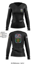 316 ces 90939992 Women's Long Sleeve V-neck Shirt - 3