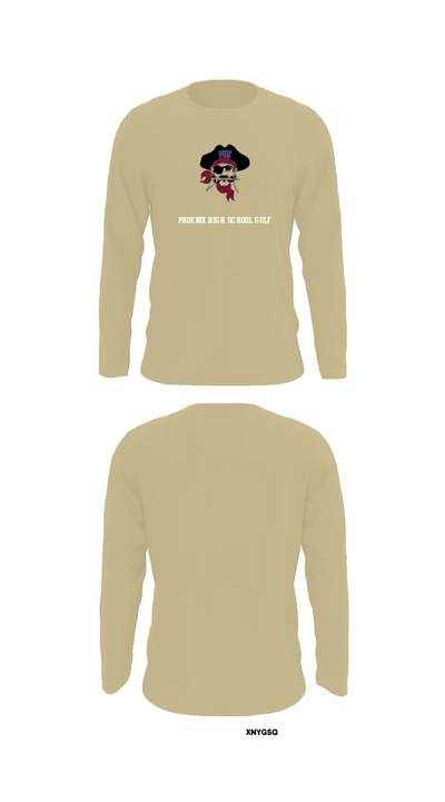 Phoenix High School Golf 4579777 Long Sleeve Performance Shirt - 41