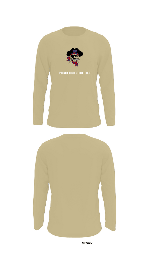 Long Sleeve Performance Shirt, Phoenix High School Golf, Golf, Teamtime, Team time, sublimation, custom sports apparel, team uniforms, spirit wear, spiritwear, sports uniforms, custom shirts, team store, custom team store, fundraiser sports, apparel fundraiser