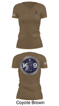 Los Alamitos Police K9 92789810 Women's Short Sleeve V-neck Shirt - 8