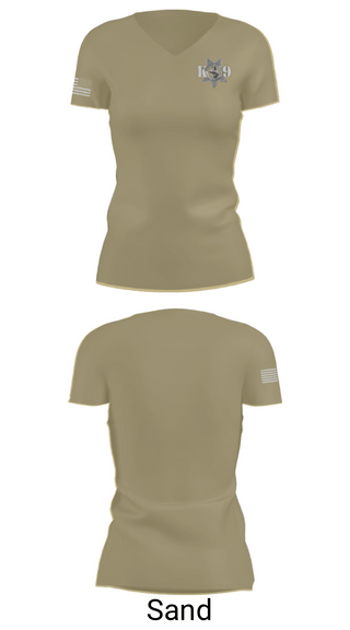 Womens Short Sleeve Vneck Shirt, Fresno Police Department K9 Unit, Police, Teamtime, Team time, sublimation, custom sports apparel, team uniforms, spirit wear, spiritwear, sports uniforms, custom shirts, team store, custom team store, fundraiser sports, apparel fundraiser