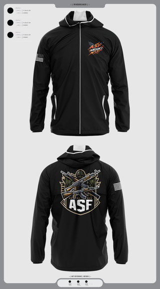 Windbreaker, AIRSOFT FLY, Air Force, Teamtime, Team time, sublimation, custom sports apparel, team uniforms, spirit wear, spiritwear, sports uniforms, custom shirts, team store, custom team store, fundraiser sports, apparel fundraiser