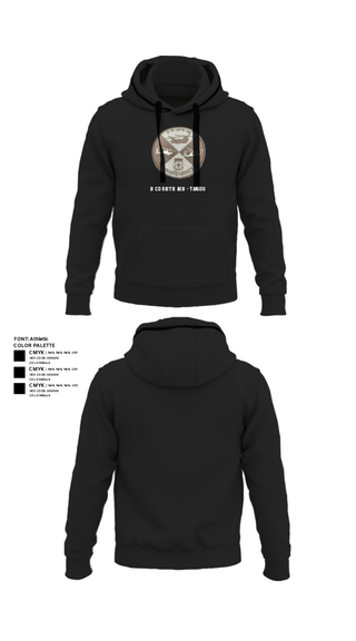 Hoodie, B Co 615th ASB - Tangos, Army, Teamtime, Team time, sublimation, custom sports apparel, team uniforms, spirit wear, spiritwear, sports uniforms, custom shirts, team store, custom team store, fundraiser sports, apparel fundraiser