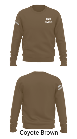 Crew Neck Sweatshirt, 379 EMDS, Air Force, Teamtime, Team time, sublimation, custom sports apparel, team uniforms, spirit wear, spiritwear, sports uniforms, custom shirts, team store, custom team store, fundraiser sports, apparel fundraiser