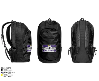 Gear Bag, Garden Valley Wolverines, Spirit Store, Teamtime, Team time, sublimation, custom sports apparel, team uniforms, spirit wear, spiritwear, sports uniforms, custom shirts, team store, custom team store, fundraiser sports, apparel fundraiser