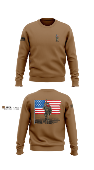 Crew Neck Sweatshirt, 3-11 IN BN, Army, Teamtime, Team time, sublimation, custom sports apparel, team uniforms, spirit wear, spiritwear, sports uniforms, custom shirts, team store, custom team store, fundraiser sports, apparel fundraiser