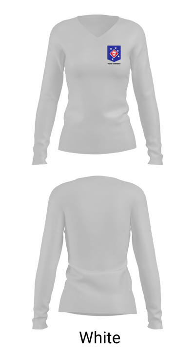 75th rangers 46029511 Women's Long Sleeve V-neck Shirt - 6