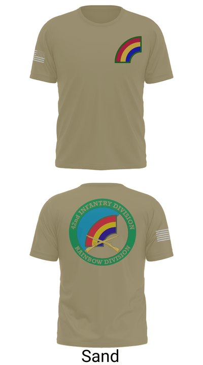 42nd ID 48314623 Short Sleeve Performance Shirt - 96