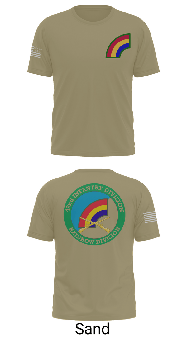 Short Sleeve Performance Shirt, 42nd ID, Army, Teamtime, Team time, sublimation, custom sports apparel, team uniforms, spirit wear, spiritwear, sports uniforms, custom shirts, team store, custom team store, fundraiser sports, apparel fundraiser