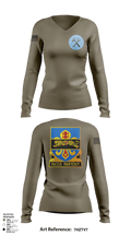 HHD, 415th Military Intelligence Battalion 84302898 Women's Long Sleeve V-neck Shirt -1 125
