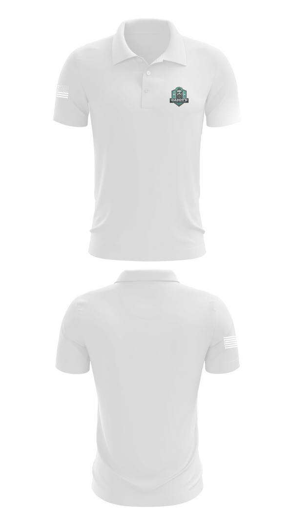 Short Sleeve Performance Polo, Daddy’s Beard Company, , Teamtime, Team time, sublimation, custom sports apparel, team uniforms, spirit wear, spiritwear, sports uniforms, custom shirts, team store, custom team store, fundraiser sports, apparel fundraiser