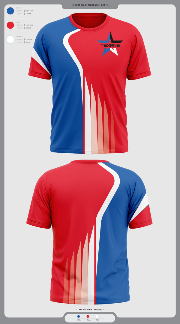 Short Sleeve Performance Shirt, Georgetown Texans, , Teamtime, Team time, sublimation, custom sports apparel, team uniforms, spirit wear, spiritwear, sports uniforms, custom shirts, team store, custom team store, fundraiser sports, apparel fundraiser