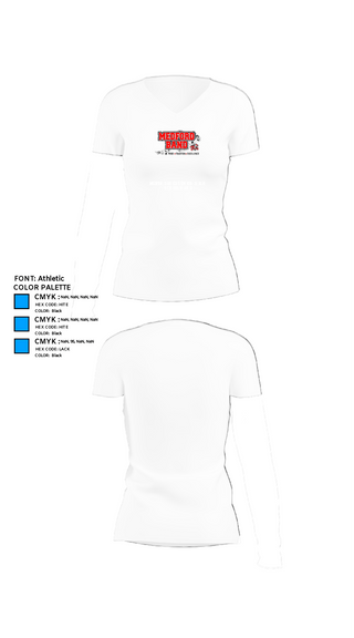 Womens Short Sleeve Vneck Shirt, Medford Area Senior High School Band, Spirit Store, Teamtime, Team time, sublimation, custom sports apparel, team uniforms, spirit wear, spiritwear, sports uniforms, custom shirts, team store, custom team store, fundraiser sports, apparel fundraiser