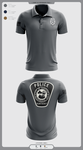 Short Sleeve Performance Polo, Hartford Police Department, Police, Teamtime, Team time, sublimation, custom sports apparel, team uniforms, spirit wear, spiritwear, sports uniforms, custom shirts, team store, custom team store, fundraiser sports, apparel fundraiser