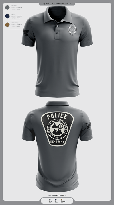 Hartford Police Department 37049516 Short Sleeve Performance Polo - 1