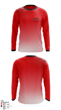 Badger Youth Wrestling Club 17297519 Long Sleeve Rash Guard Shirt - 1
