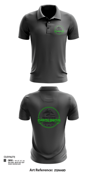 Short Sleeve Performance Polo, Thriving Grounds Landscaping, , Teamtime, Team time, sublimation, custom sports apparel, team uniforms, spirit wear, spiritwear, sports uniforms, custom shirts, team store, custom team store, fundraiser sports, apparel fundraiser