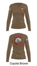 331 TRS / FLT 154 WOLFPACK 75262694 Women's Long Sleeve V-neck Shirt - 17