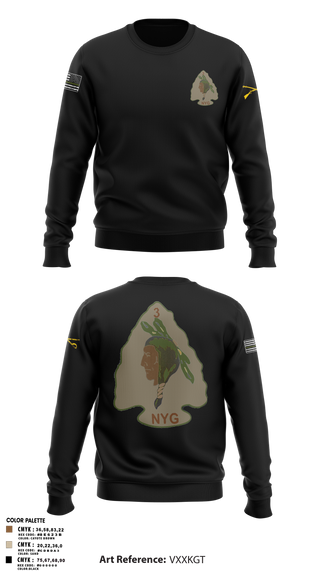 Crew Neck Sweatshirt, , National Guard, Teamtime, Team time, sublimation, custom sports apparel, team uniforms, spirit wear, spiritwear, sports uniforms, custom shirts, team store, custom team store, fundraiser sports, apparel fundraiser