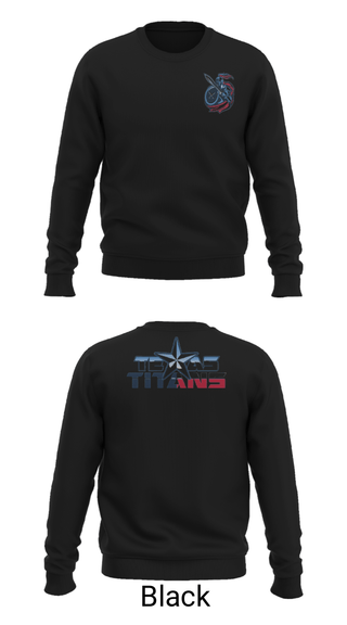 Crew Neck Sweatshirt, Texas Titans Youth Football, Football, Teamtime, Team time, sublimation, custom sports apparel, team uniforms, spirit wear, spiritwear, sports uniforms, custom shirts, team store, custom team store, fundraiser sports, apparel fundraiser