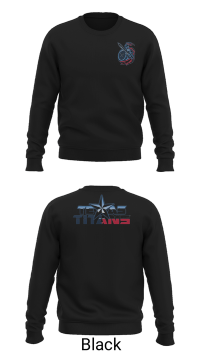 Texas Titans Youth Football 17189264 Crew Neck Sweatshirt - 12