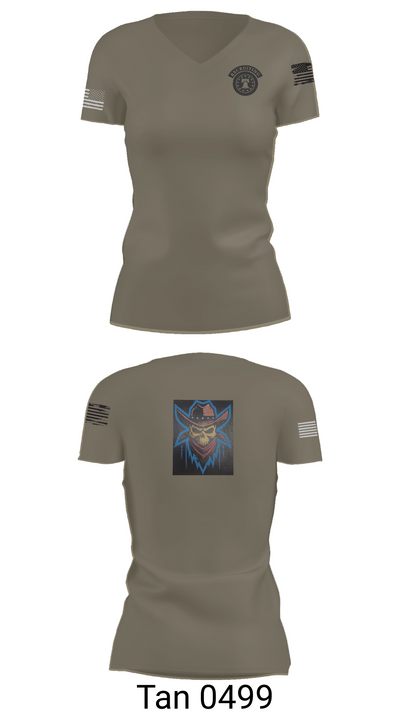 U.S. Army Recruiting Eau Claire 30738905 Women's Short Sleeve V-neck Shirt - 68