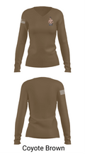 1 SOS 89040666 Women's Long Sleeve V-neck Shirt - 17