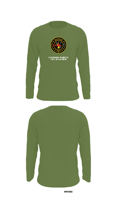 Ravenswood Volunteer Fire Department 47205715 Long Sleeve Performance Shirt - 52