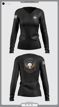 FARP 62203291 Women's Long Sleeve V-neck Shirt - 2