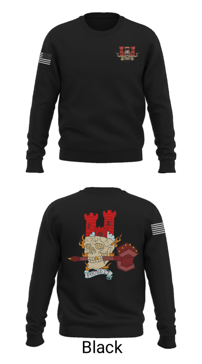3rd Platoon, 642nd ESC 27345441 Crew Neck Sweatshirt - 12