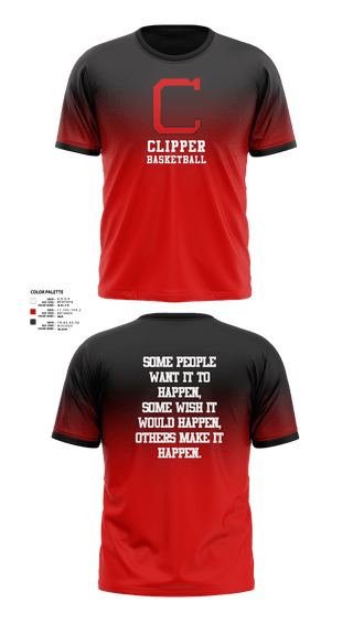 Short Sleeve Performance Shirt, Columbiana High School Basketball, Men's Basketball, Teamtime, Team time, sublimation, custom sports apparel, team uniforms, spirit wear, spiritwear, sports uniforms, custom shirts, team store, custom team store, fundraiser sports, apparel fundraiser