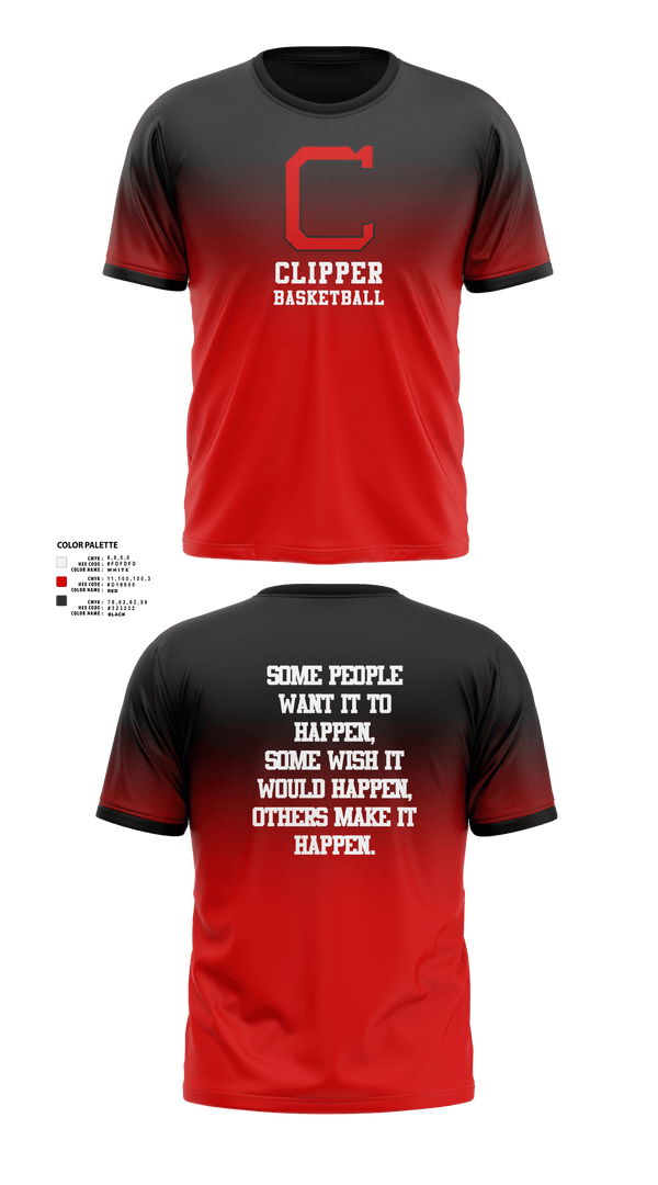 Short Sleeve Performance Shirt, Columbiana High School Basketball, Men's Basketball, Teamtime, Team time, sublimation, custom sports apparel, team uniforms, spirit wear, spiritwear, sports uniforms, custom shirts, team store, custom team store, fundraiser sports, apparel fundraiser