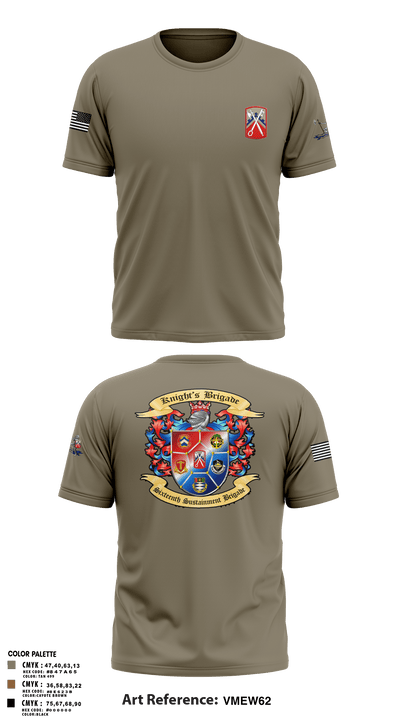 16th Sustainment Brigade 31435396 Old School Cotton Feel Shirt - 1