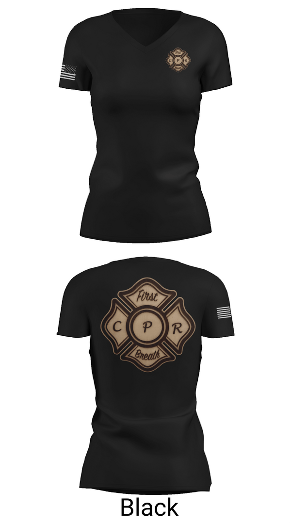 Womens Short Sleeve Vneck Shirt, FBCPR, , Teamtime, Team time, sublimation, custom sports apparel, team uniforms, spirit wear, spiritwear, sports uniforms, custom shirts, team store, custom team store, fundraiser sports, apparel fundraiser