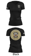 Swampscott Police 55581807 Women's Short Sleeve V-neck Shirt - 27
