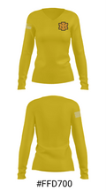 Iron Mountain High School Tennis 14545284 Women's Long Sleeve V-neck Shirt - 20
