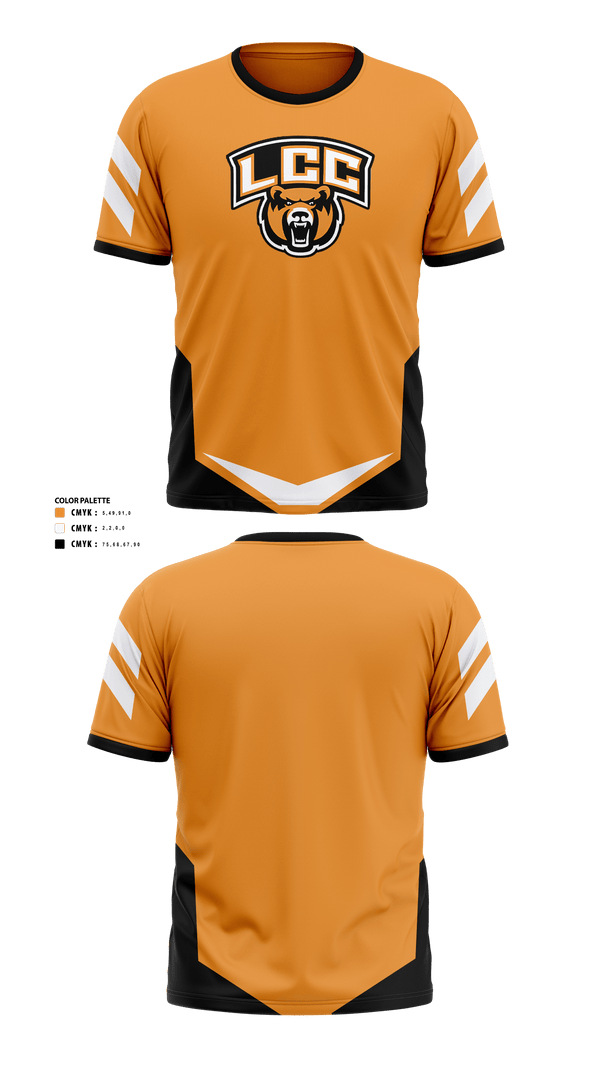 Short Sleeve Performance Shirt, LCC Bears, Golf, Teamtime, Team time, sublimation, custom sports apparel, team uniforms, spirit wear, spiritwear, sports uniforms, custom shirts, team store, custom team store, fundraiser sports, apparel fundraiser