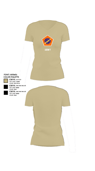 Women's Short Sleeve Vneck Shirt, 98th Expeditionary Signal Battalion, Army, Teamtime, Team time, sublimation, custom sports apparel, team uniforms, spirit wear, spiritwear, sports uniforms, custom shirts, team store, custom team store, fundraiser sports, apparel fundraiser