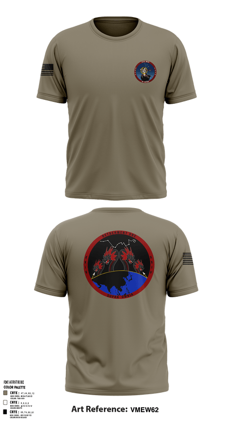 Short Sleeve Performance Shirt, Detachment 1, 24th MDSB, , Teamtime, Team time, sublimation, custom sports apparel, team uniforms, spirit wear, spiritwear, sports uniforms, custom shirts, team store, custom team store, fundraiser sports, apparel fundraiser