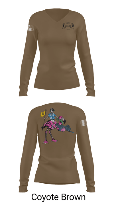 OCS 73-24 50287777 Women's Long Sleeve V-neck Shirt - 15