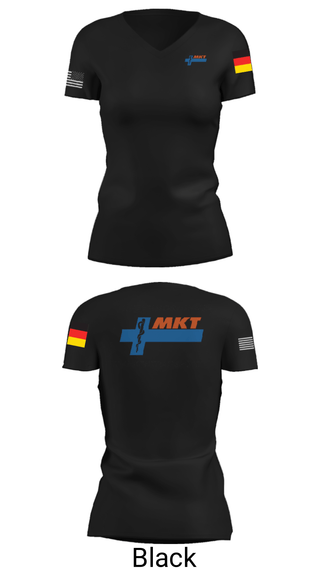 Women's Short Sleeve Vneck Shirt, MKT Ingolstadt, Fire Department, Teamtime, Team time, sublimation, custom sports apparel, team uniforms, spirit wear, spiritwear, sports uniforms, custom shirts, team store, custom team store, fundraiser sports, apparel fundraiser