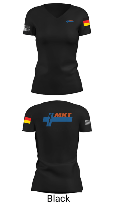 MKT Ingolstadt 59299267 Women's Short Sleeve V-neck Shirt - 28
