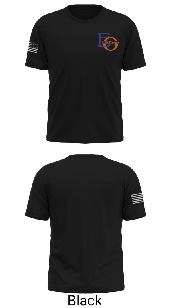 Short Sleeve Performance Shirt, East Orange County Little League, Baseball, Teamtime, Team time, sublimation, custom sports apparel, team uniforms, spirit wear, spiritwear, sports uniforms, custom shirts, team store, custom team store, fundraiser sports, apparel fundraiser