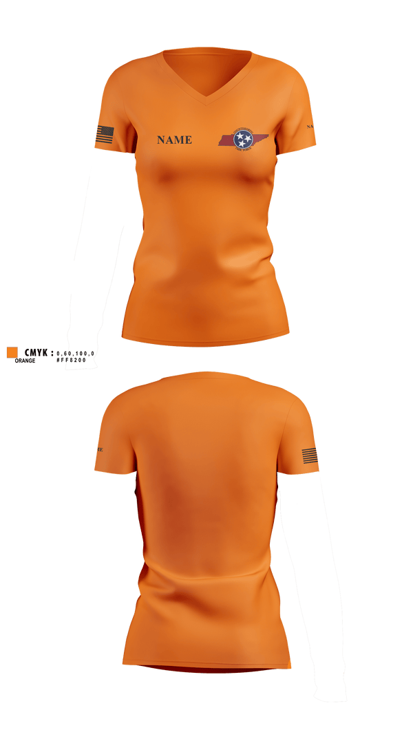 Womens Short Sleeve Vneck Shirt, TN CDTF, Softball, Teamtime, Team time, sublimation, custom sports apparel, team uniforms, spirit wear, spiritwear, sports uniforms, custom shirts, team store, custom team store, fundraiser sports, apparel fundraiser