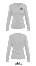 Relentless Pergolas 74517746 Women's Long Sleeve V-neck Shirt - 16